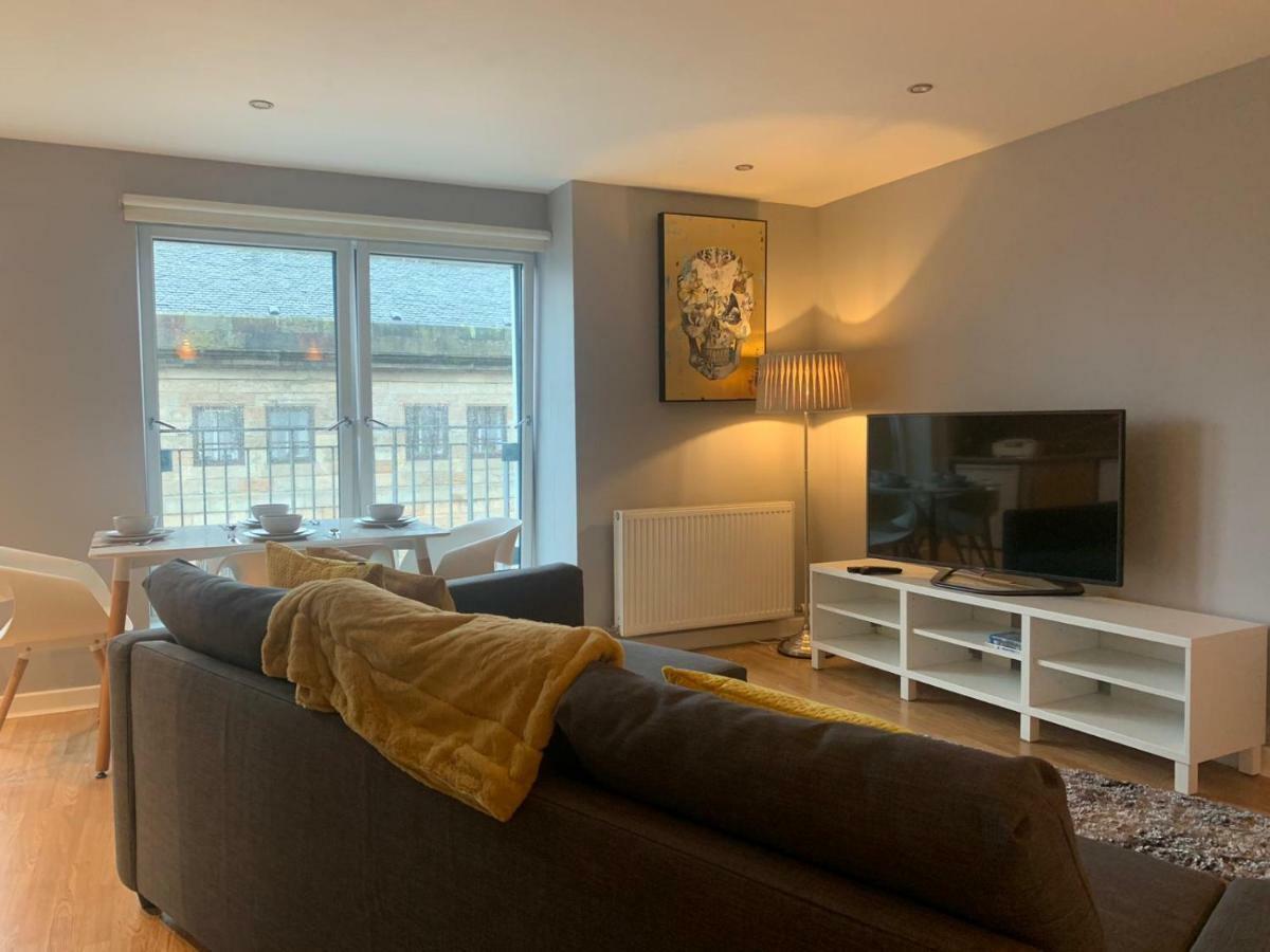 Merchant City Modern 1 Bed Executive Flat グラスゴー エクステリア 写真