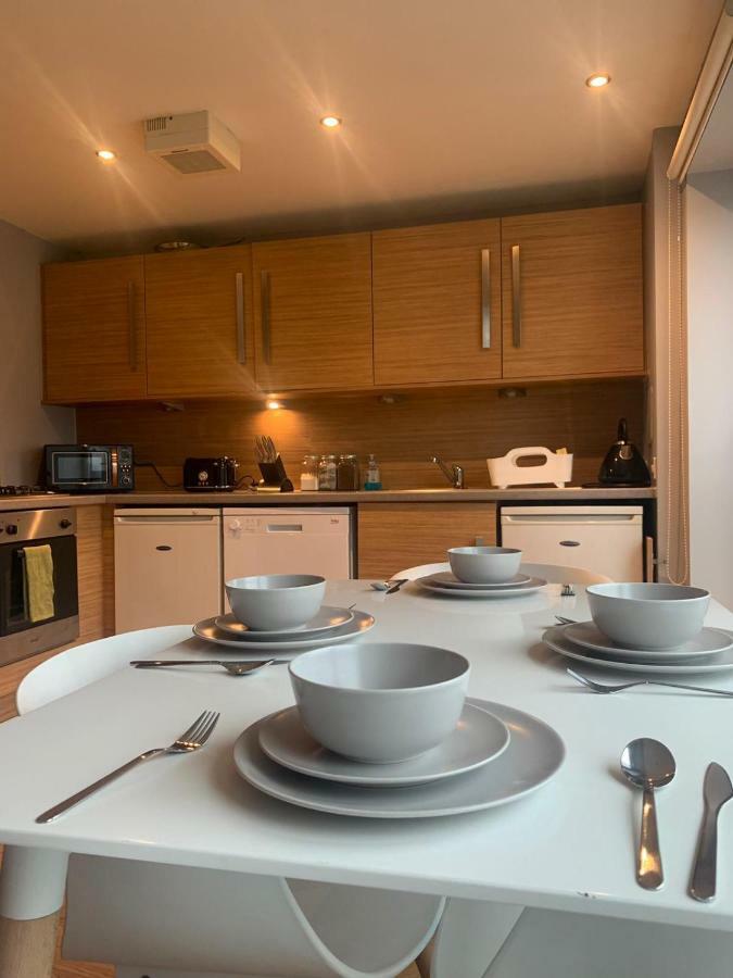 Merchant City Modern 1 Bed Executive Flat グラスゴー エクステリア 写真